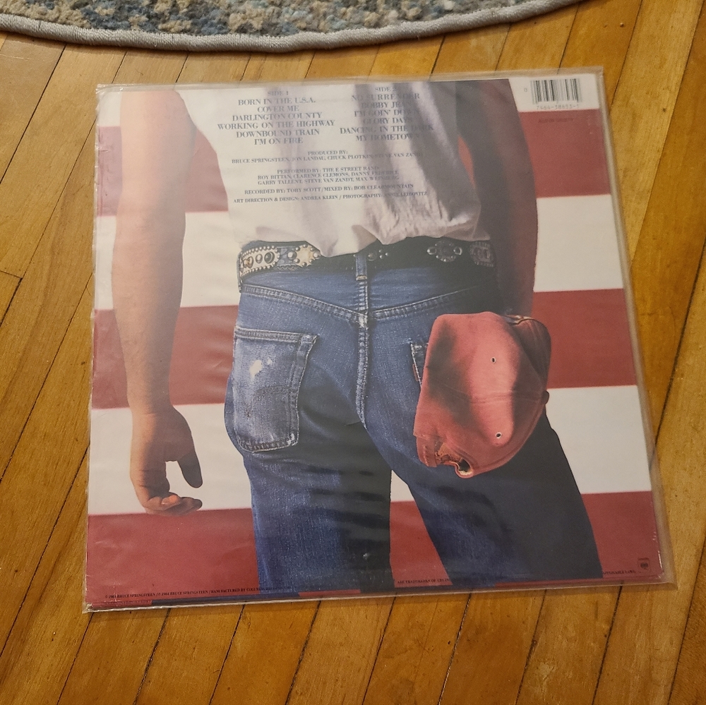 Bruce Springsteen Born in the USA black orange LP Pristine condition